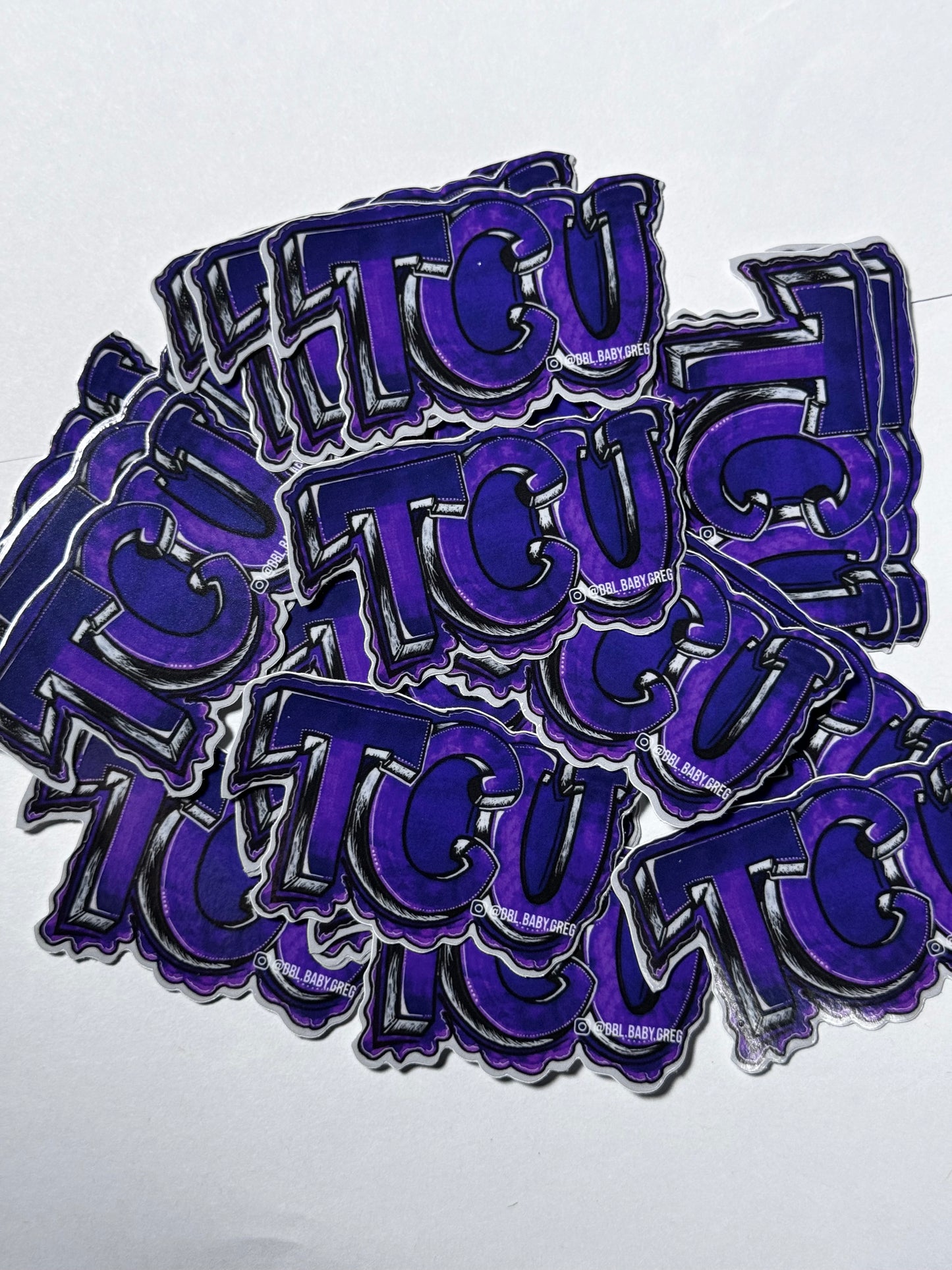 “TCU” sticker